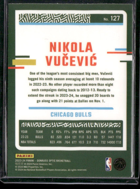 2023-24 Donruss Optic #127 Nikola Vucevic