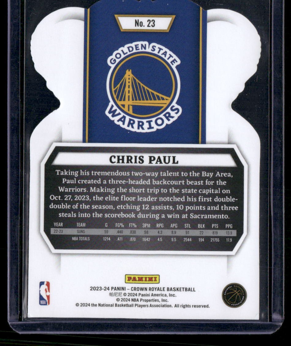 2023-24 Panini Crown Royale #23 Chris Paul