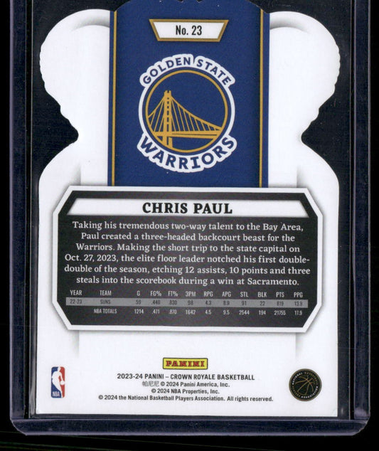 2023-24 Panini Crown Royale #23 Chris Paul
