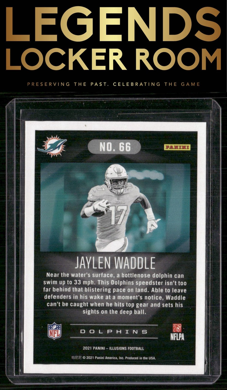 2021 Panini Illusions #66 Jaylen Waddle Retail
