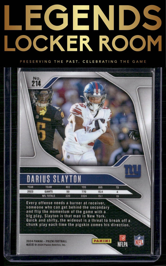 2024 Panini Prizm #214 Darius Slayton