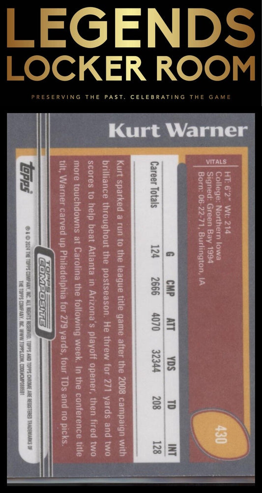 2023 Topps Composite #430 Kurt Warner