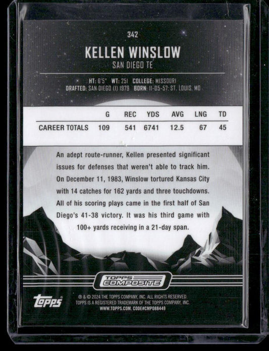 2023 Topps Composite #342 Kellen Winslow