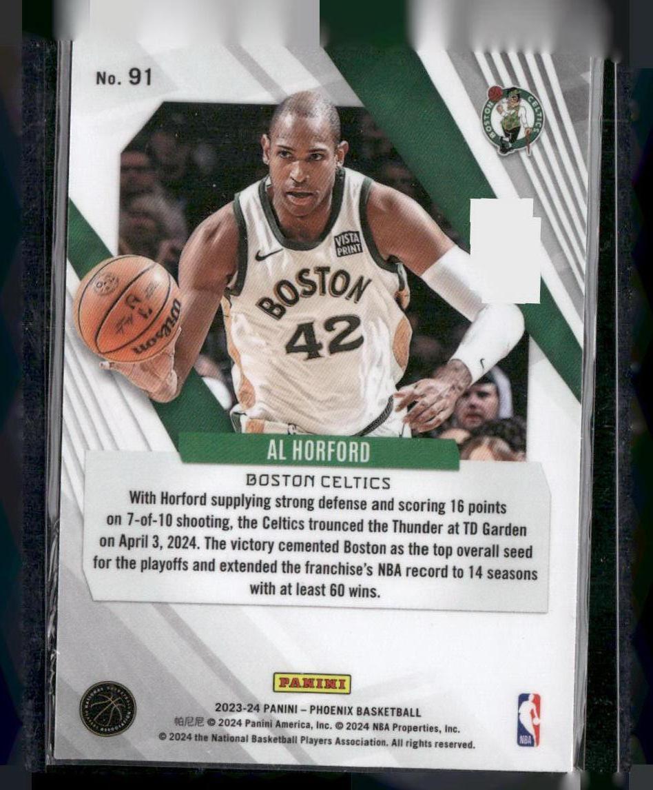 2023-24 Panini Phoenix #91 Al Horford