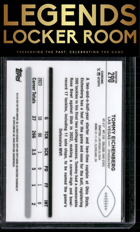 2024 Topps Chrome #290 Tommy Eichenberg Refractor