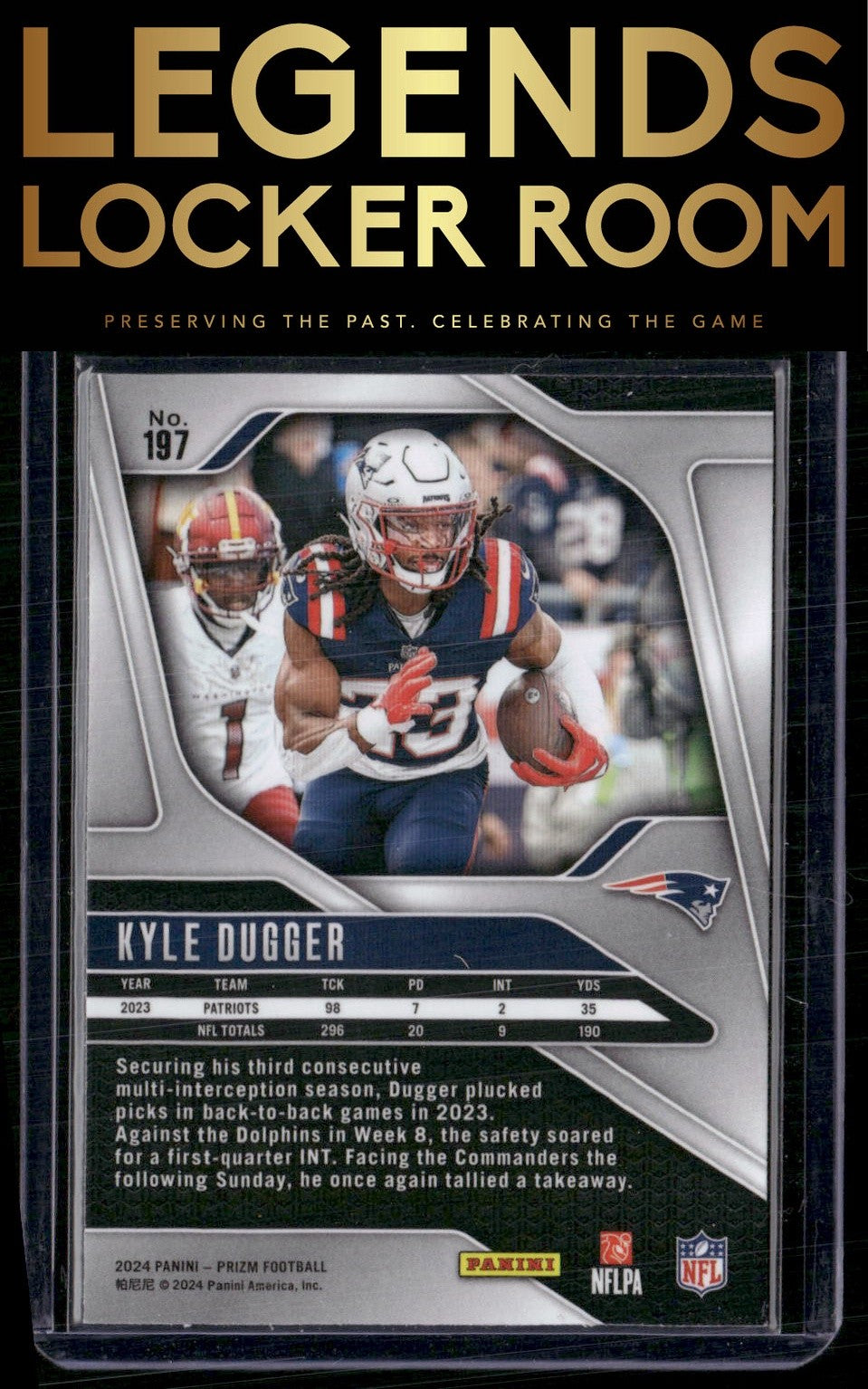 2024 Panini Prizm #197 Kyle Dugger