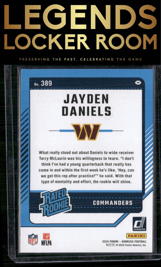 2024 Donruss #389 Jayden Daniels