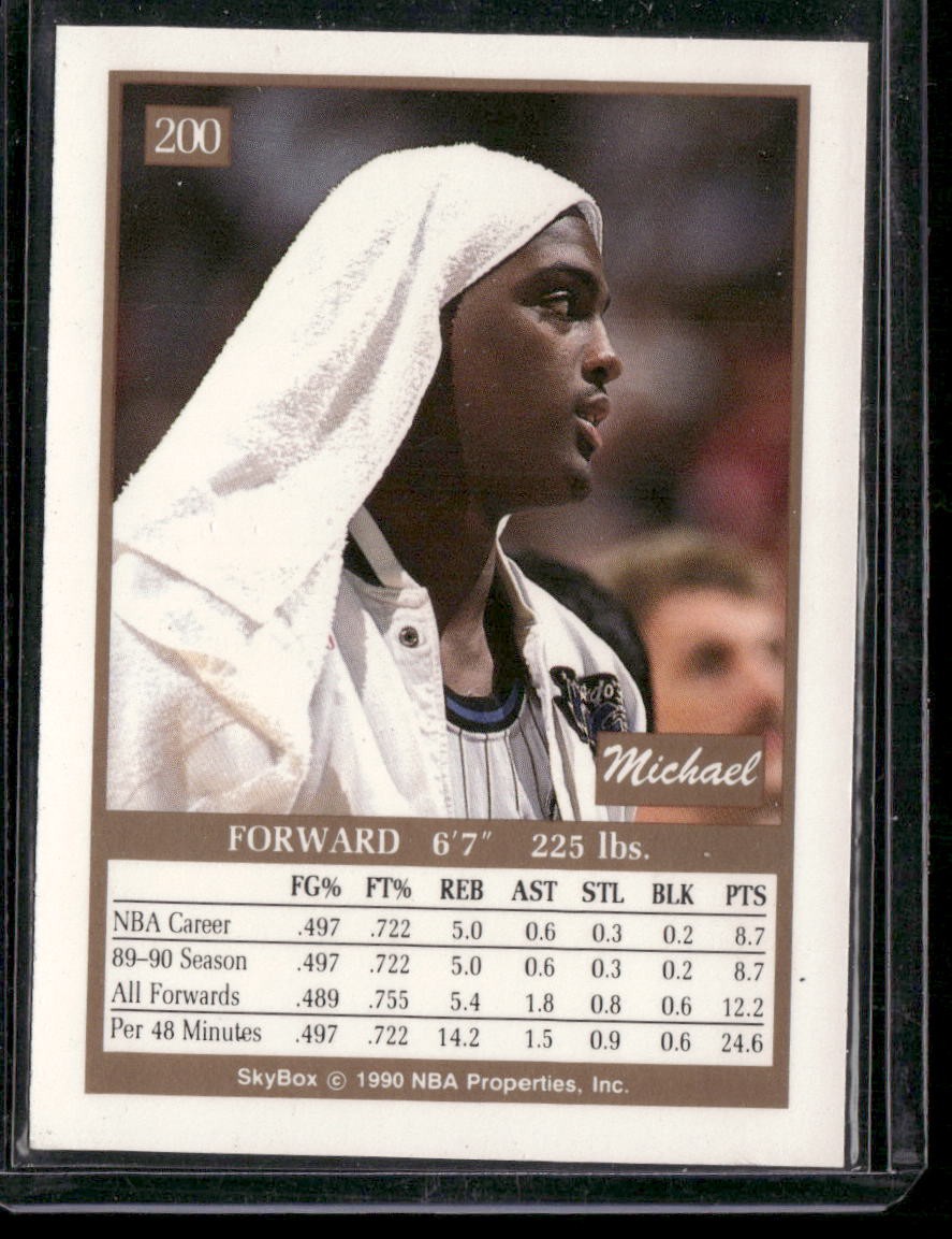 1990-91 SkyBox #200 Michael Ansley