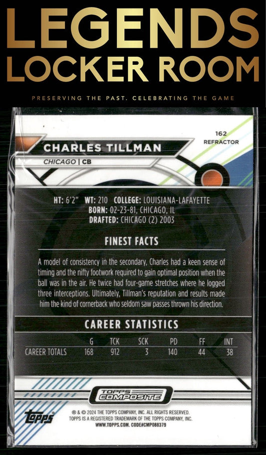 2023 Topps Composite #162 Charles Tillman Finest Refractor