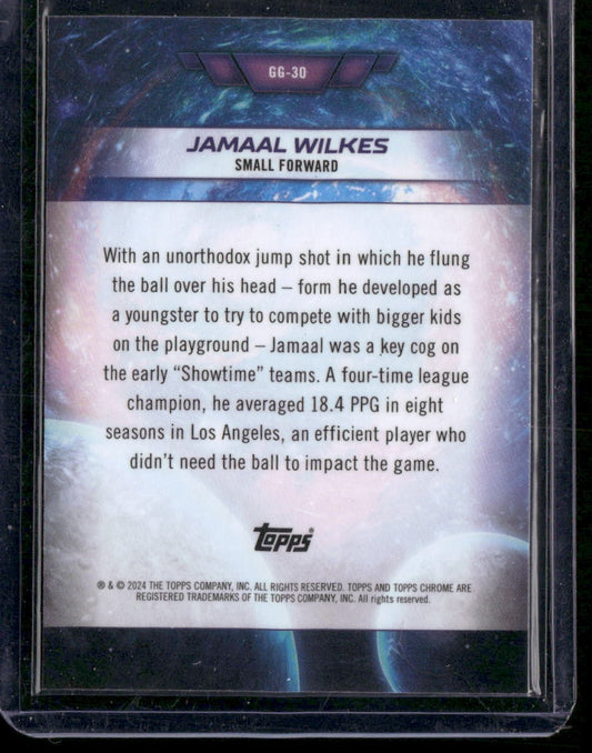 2023-24 Topps Chrome Cosmic #GG-30 Jamaal Wilkes Galaxy Greats
