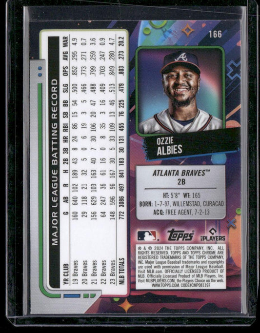 2024 Topps Chrome Cosmic #166 Ozzie Albies