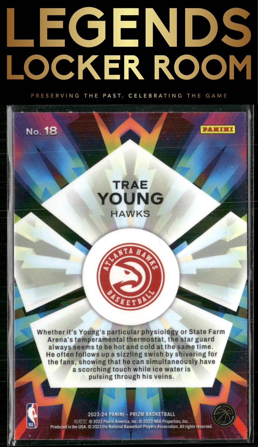 2023-24 Panini Prizm #18 Trae Young Kaleidoscopic