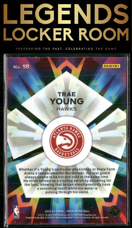 2023-24 Panini Prizm #18 Trae Young Kaleidoscopic