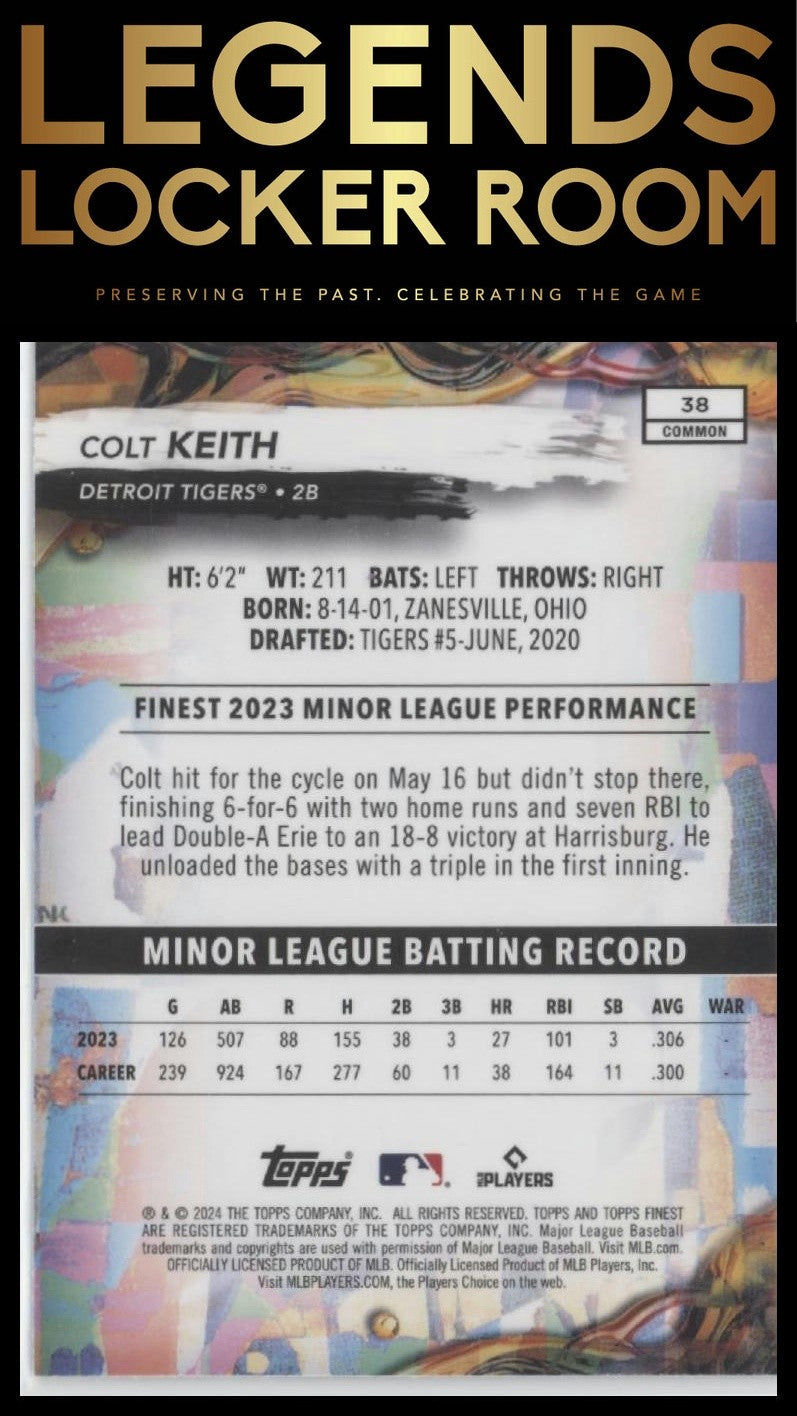 2024 Finest #38 Colt Keith