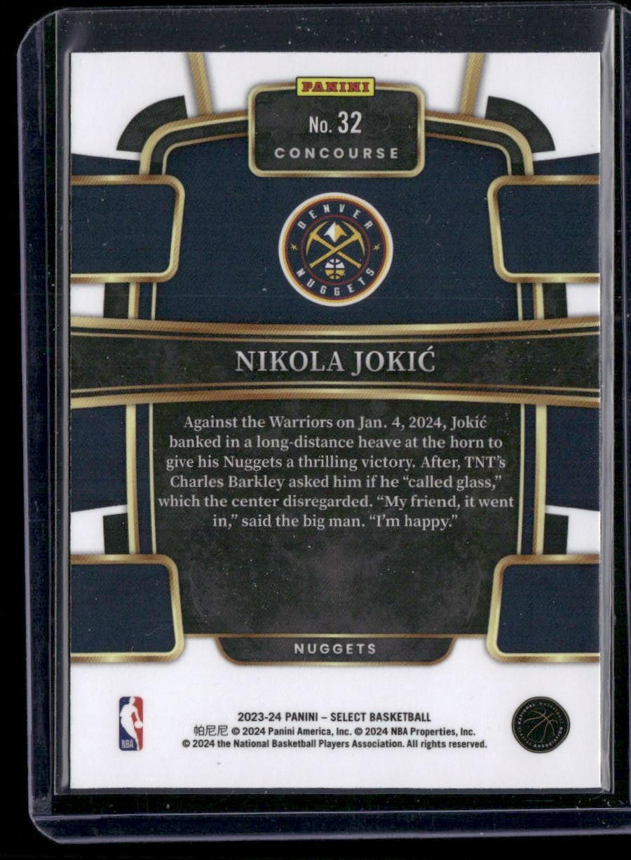 2023-24 Panini Select #32 Nikola Jokic