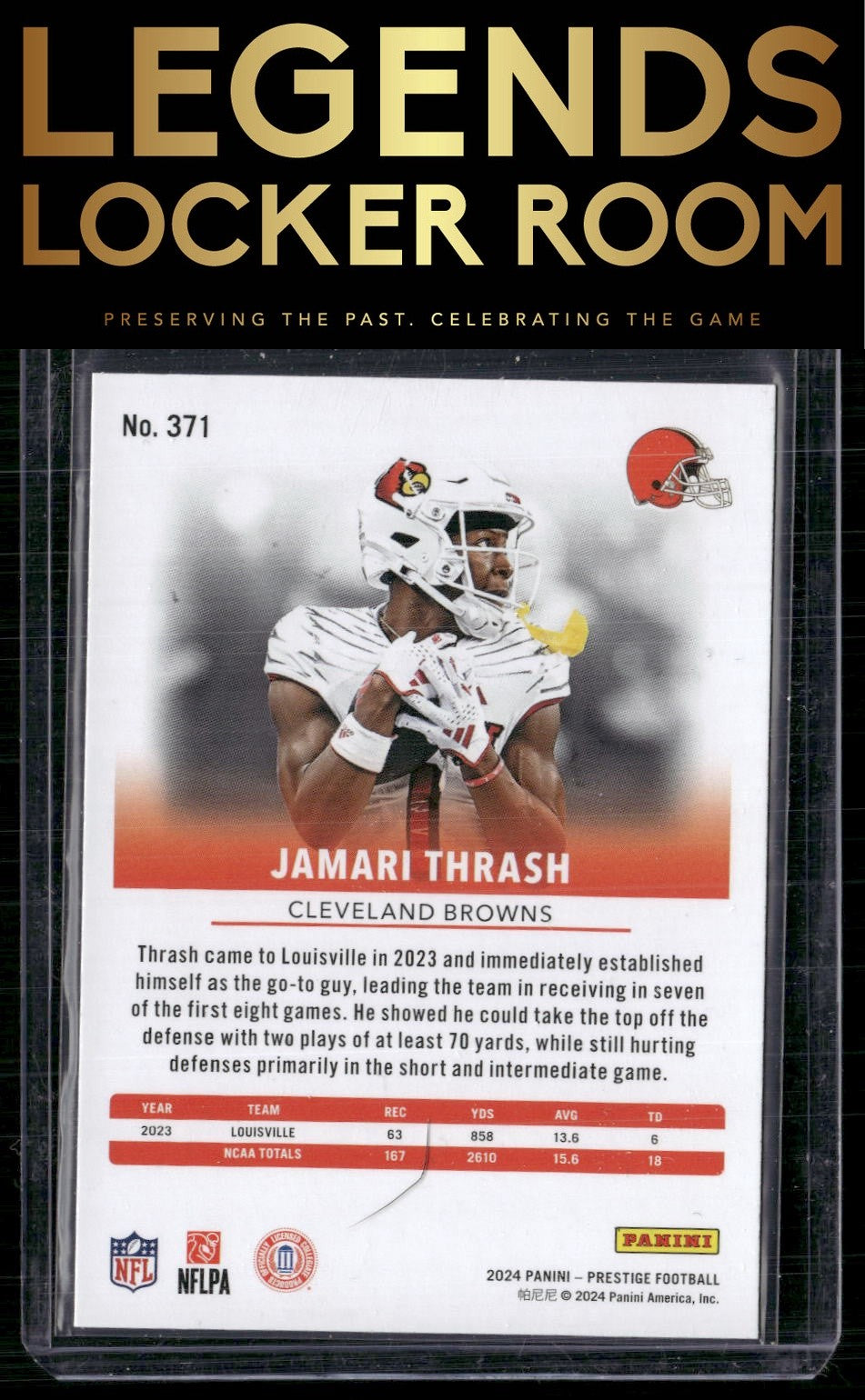 2024 Panini Prestige #371 Jamari Thrash