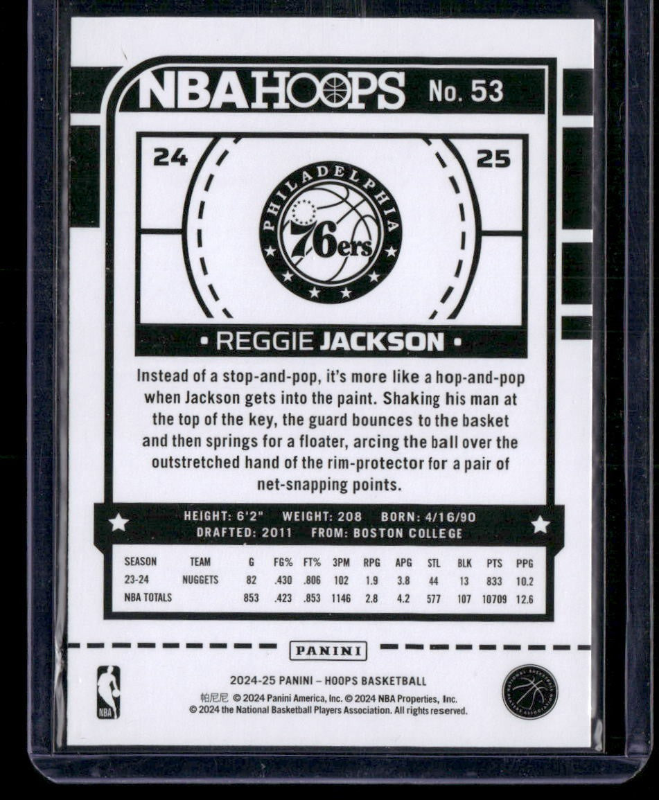 2024-25 Hoops #53 Reggie Jackson