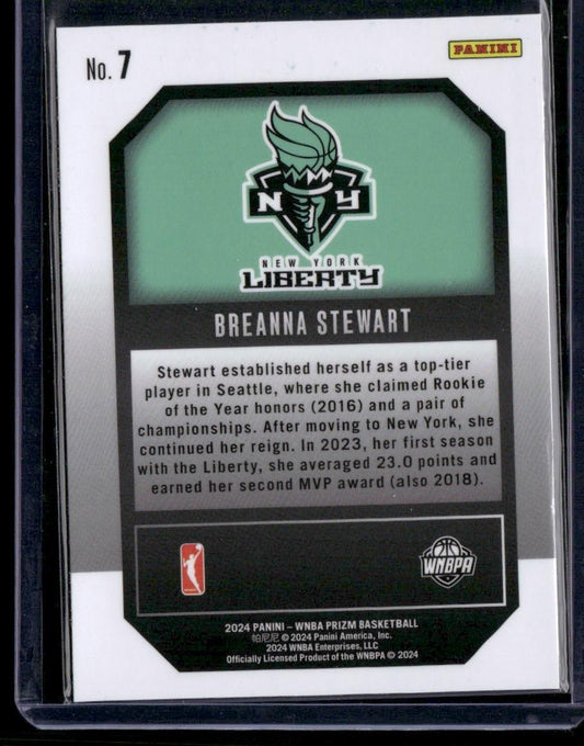 2024 Panini Prizm WNBA #7 Breanna Stewart Top Tier