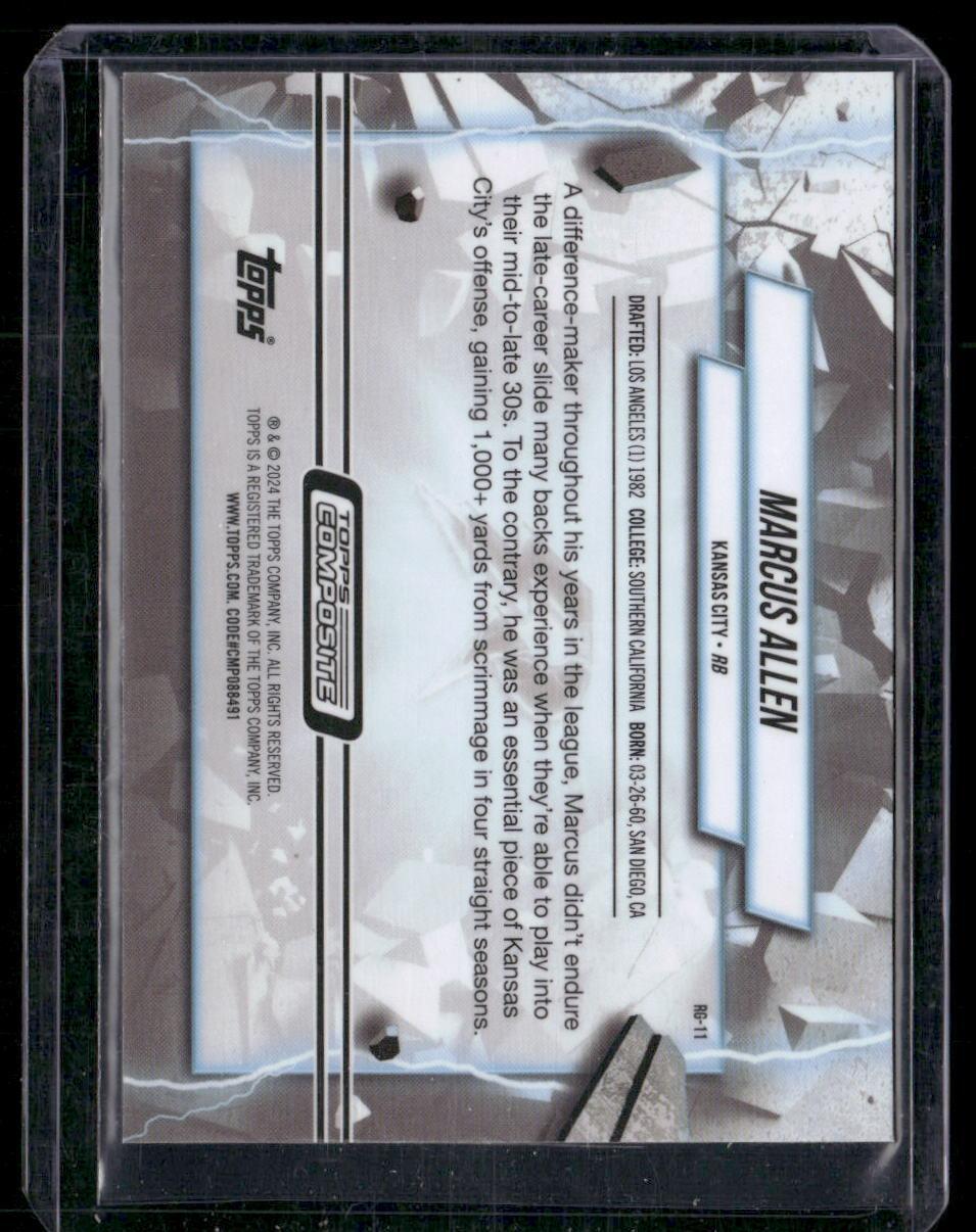 2023 Topps Composite #RG-11 Marcus Allen Resurgence Grounded