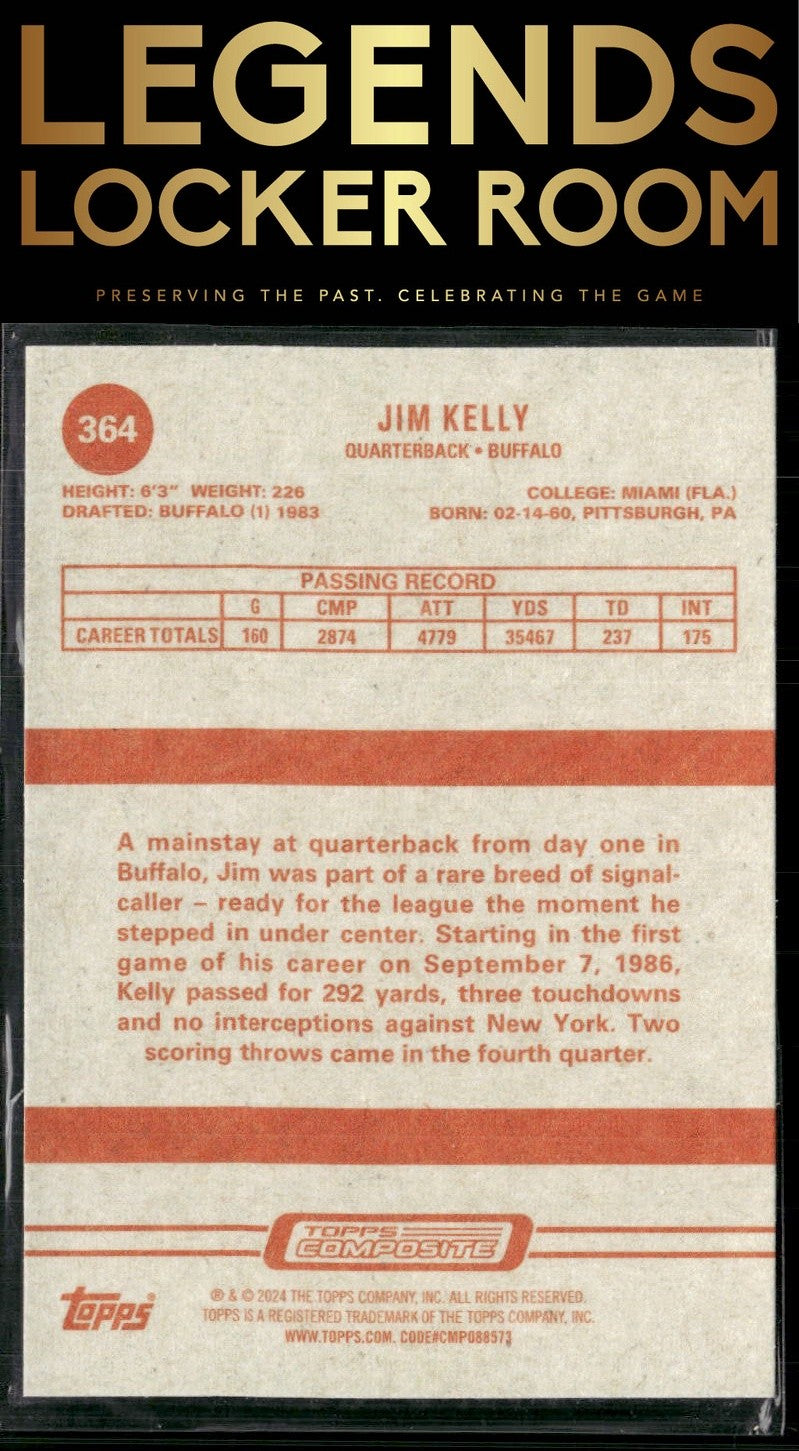 2023 Topps Composite #364 Jim Kelly