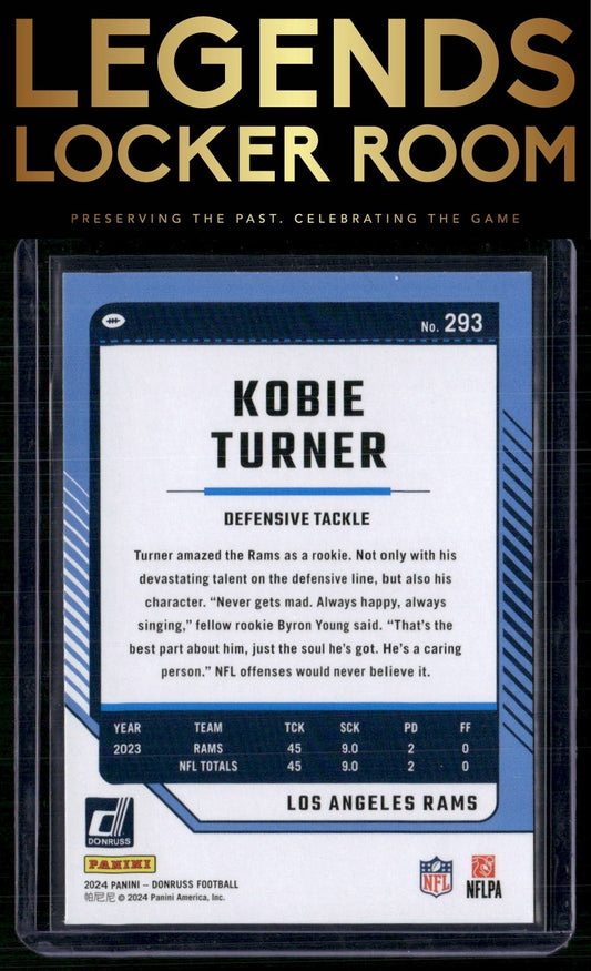 2024 Donruss #293 Kobie Turner