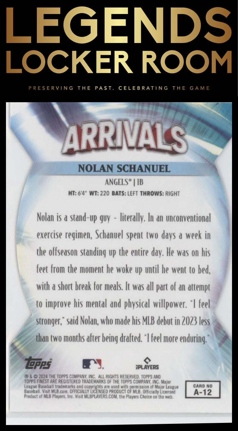 2024 Finest #A-12 Nolan Schanuel Arrivals