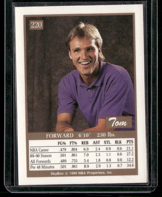 1990-91 SkyBox #220 Tom Chambers