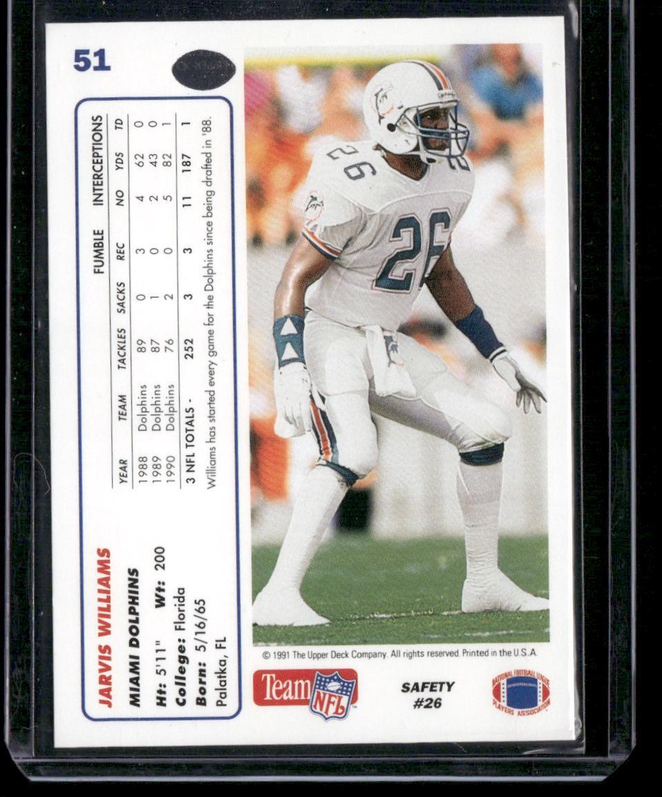 1991 Upper Deck #51 Jarvis Williams