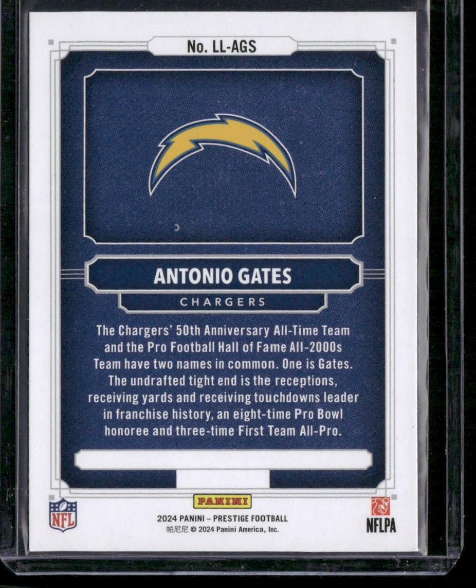 2024 Panini Prestige #LL-AGS Antonio Gates Living Legends
