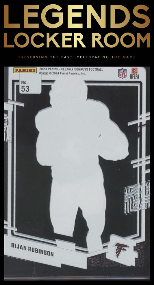 2023 Clearly Donruss #53 Bijan Robinson