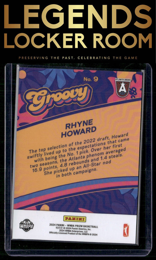 2024 Panini Prizm WNBA #9 Rhyne Howard Groovy