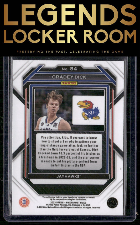 2023 Panini Prizm Draft Picks #84 Gradey Dick