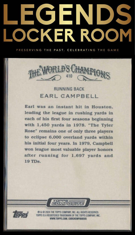 2023 Topps Composite #410 Earl Campbell