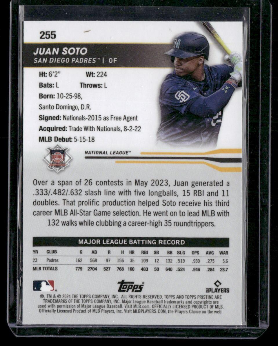 2024 Topps Pristine #255 Juan Soto