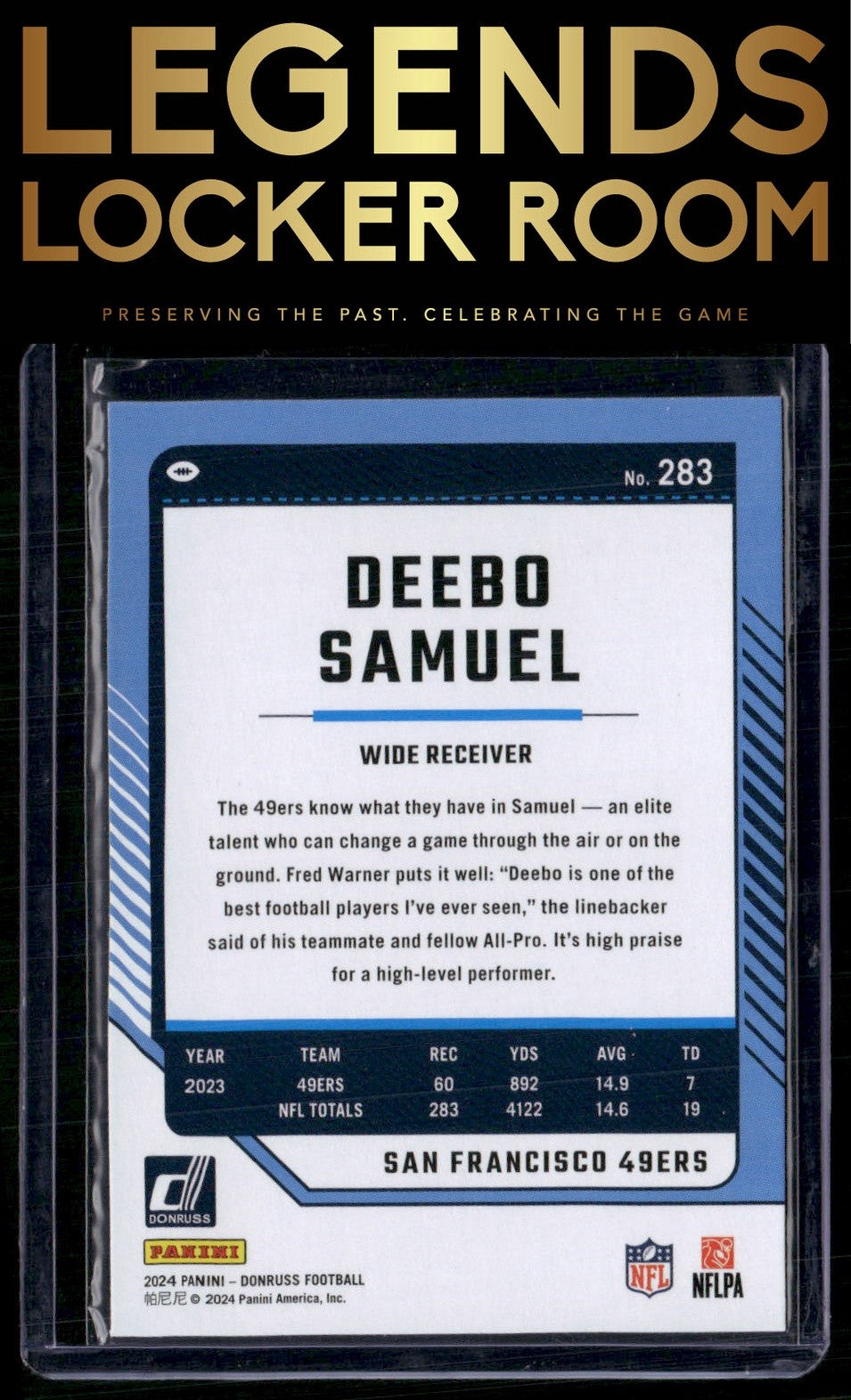 2024 Donruss #283 Deebo Samuel