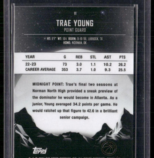 2023-24 Topps Midnight #11 Trae Young /75
