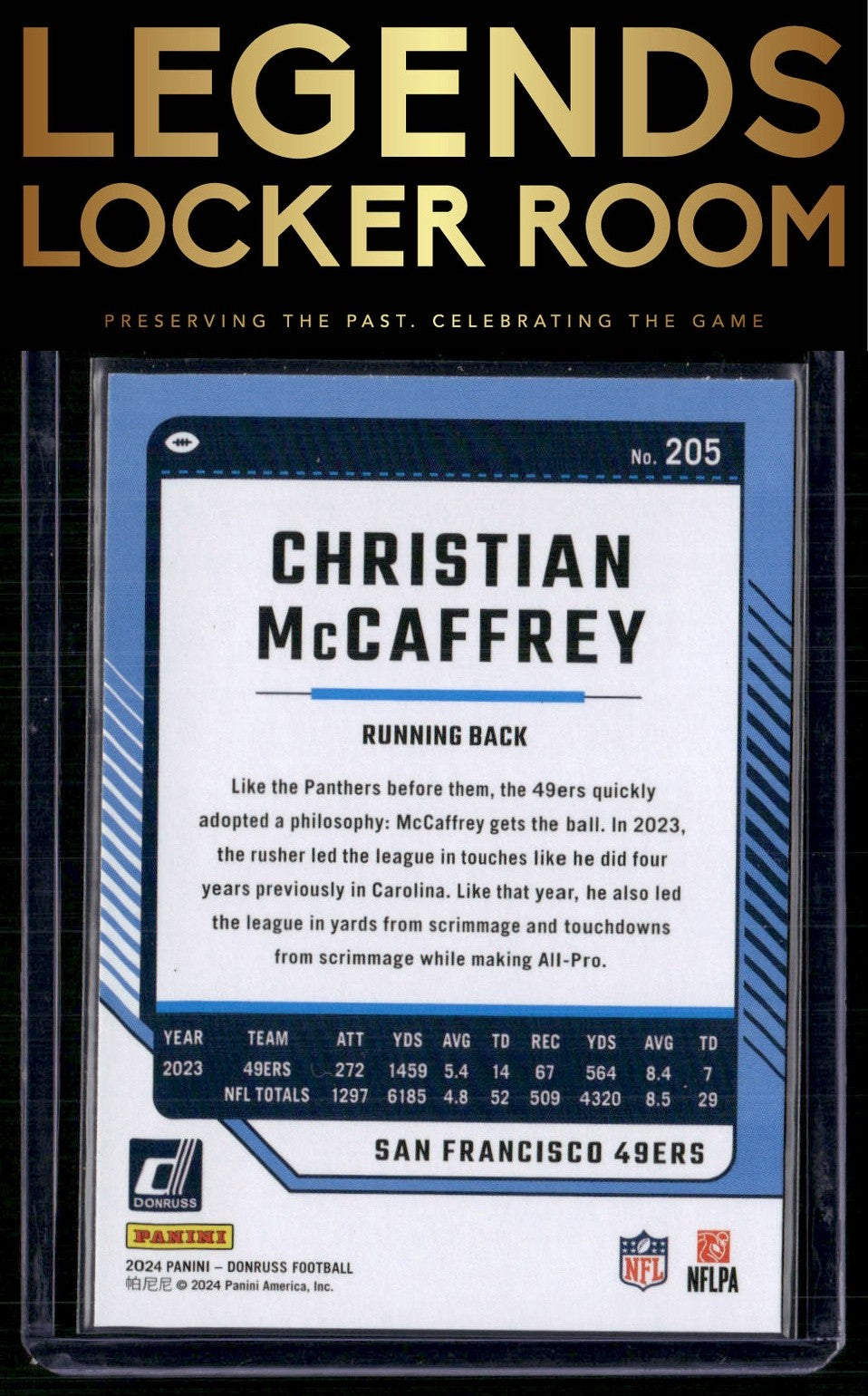 2024 Donruss #205 Christian McCaffrey