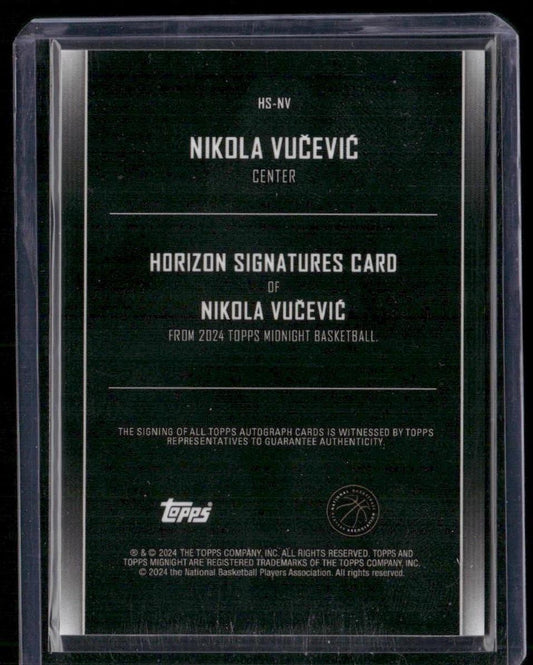 2023-24 Topps Midnight #HS-NV Nikola Vucevic Horizon Signatures /50