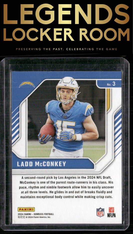 2024 Donruss #3 Ladd McConkey The Elite Series Rookies