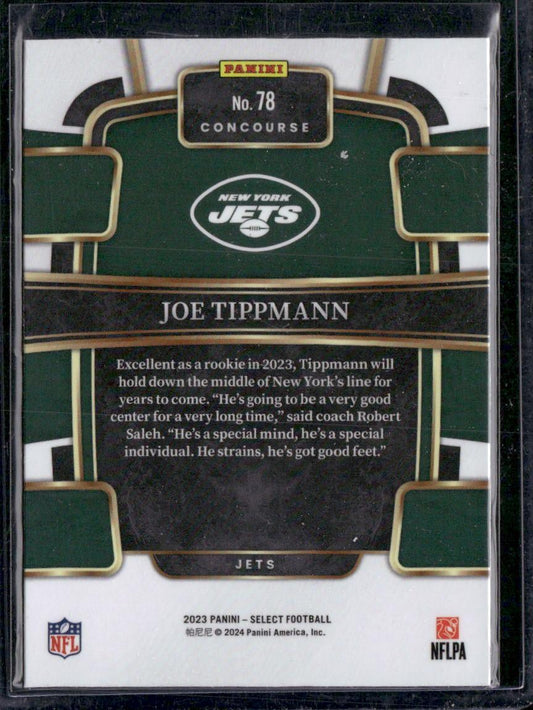 2023 Panini Select #78 Joe Tippmann