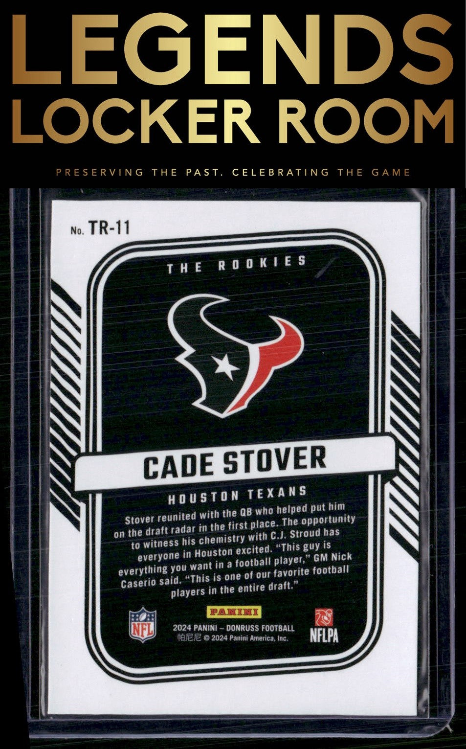 2024 Donruss #TR-11 Cade Stover The Rookies