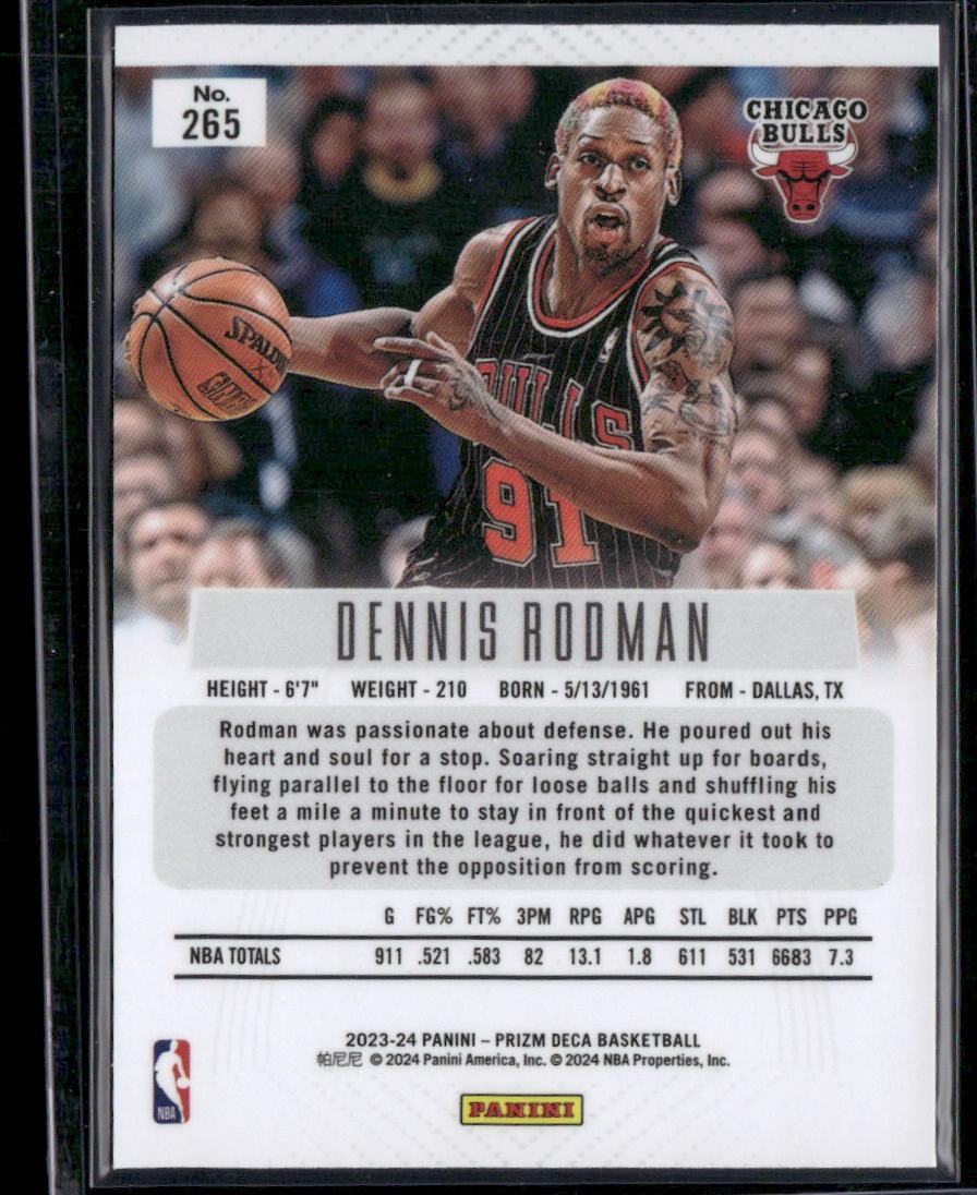 2023-24 Panini Prizm Deca #265 Dennis Rodman