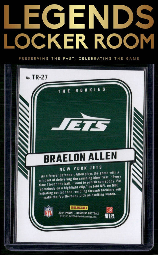 2024 Donruss #TR-27 Braelon Allen The Rookies