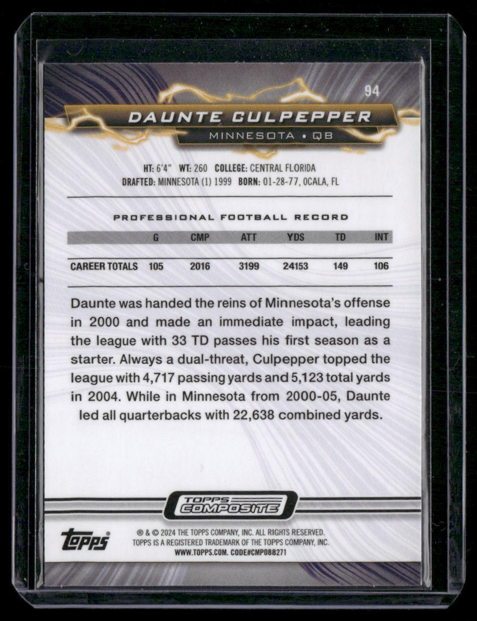 2023 Topps Composite #94 Daunte Culpepper