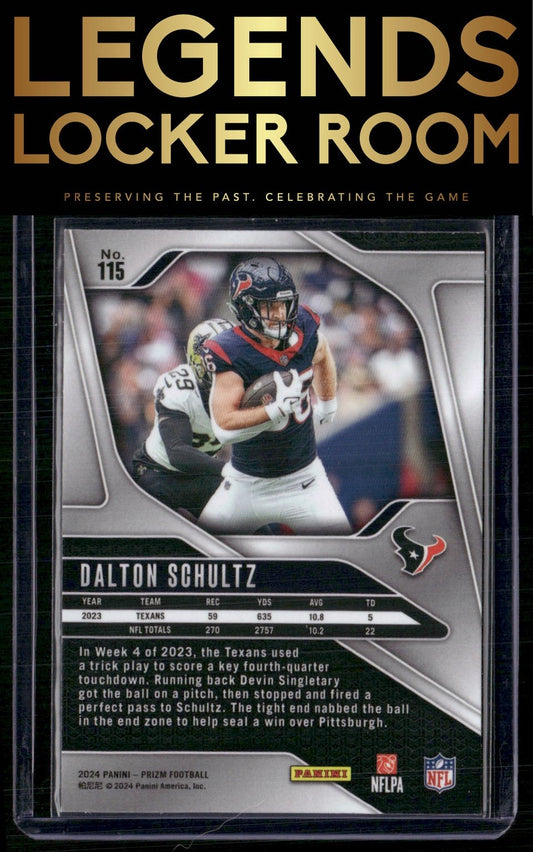 2024 Panini Prizm #115 Dalton Schultz