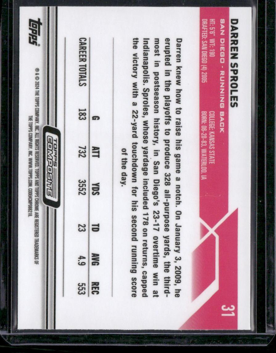 2023 Topps Composite #31 Darren Sproles