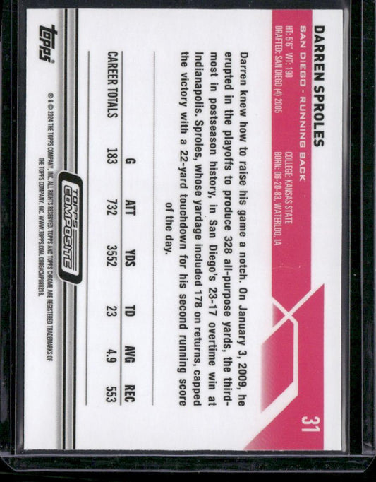 2023 Topps Composite #31 Darren Sproles