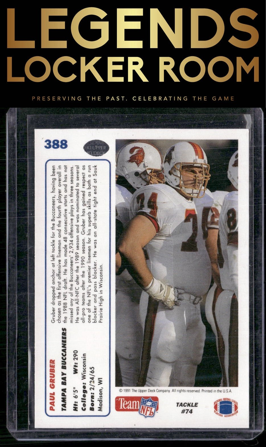 1991 Upper Deck #388c Paul Gruber