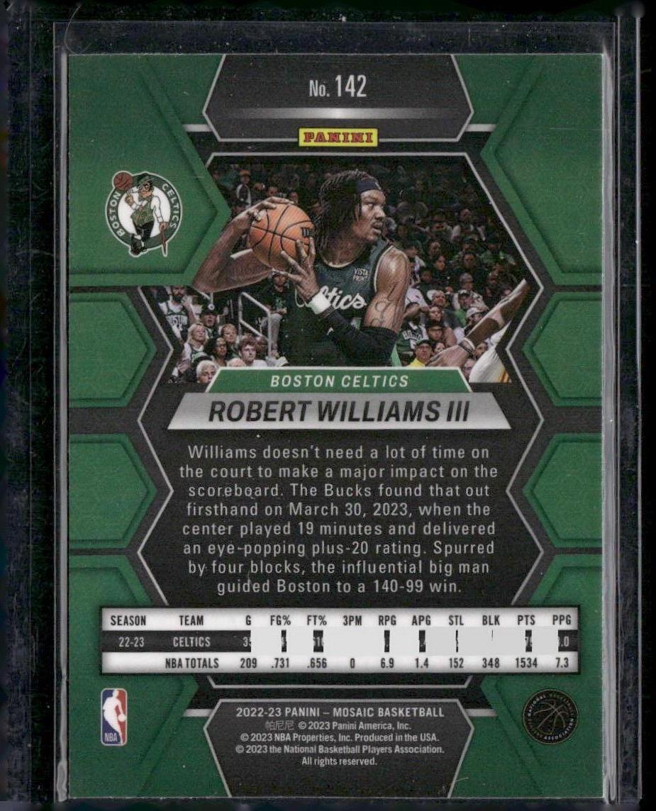2022-23 Panini Mosaic #142 Robert Williams III