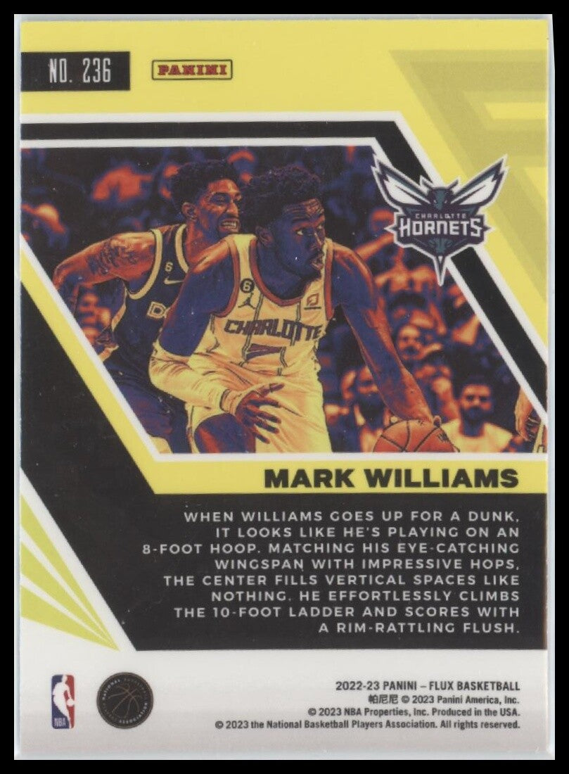 2022-23 Panini Flux #236 Mark Williams